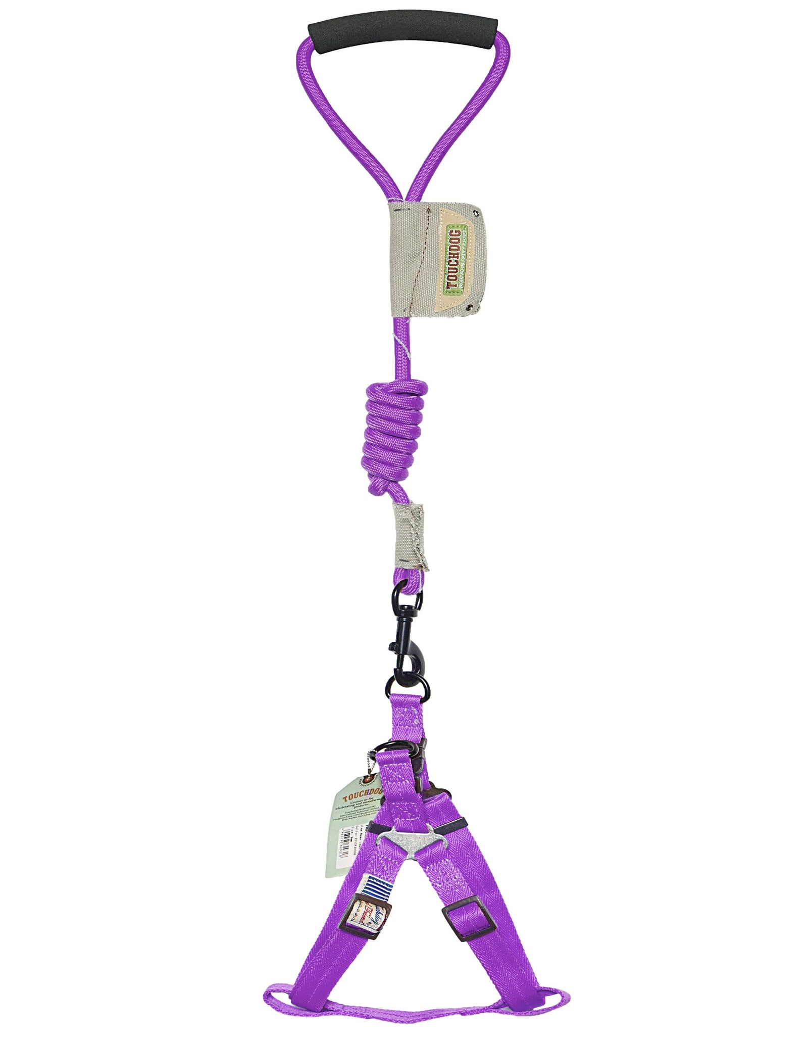 Touchdog Faded-Barker 2-in-1 Fashion Dog Leash and Harness