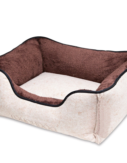 Load image into Gallery viewer, Touchdog 'Felter Shelter' Luxury Premium Designer Dog Bed
