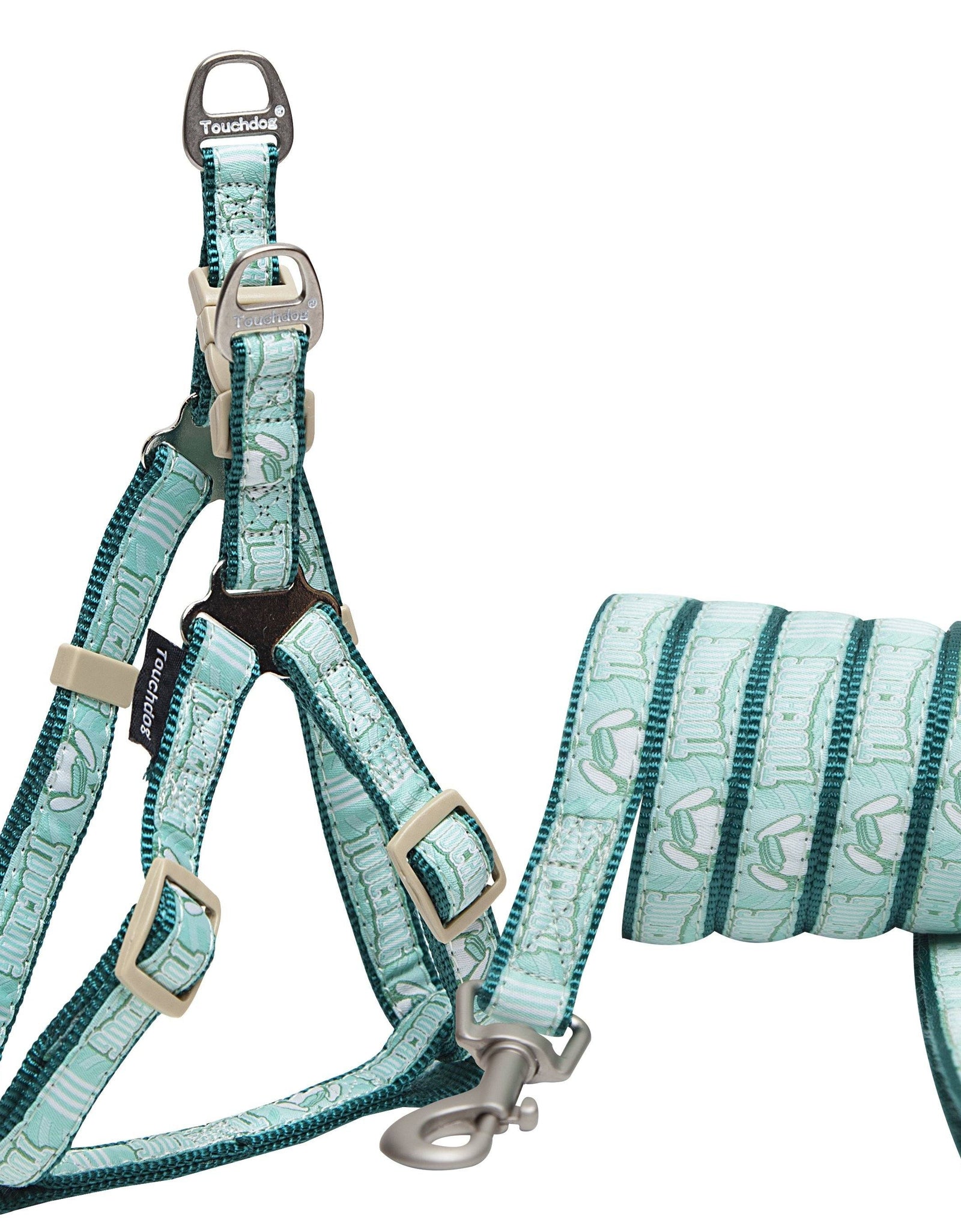 Touchdog 'Funny Bone' Tough Stitched Dog Harness and Leash