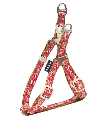 Touchdog 'Funny Bone' Tough Stitched Dog Harness and Leash