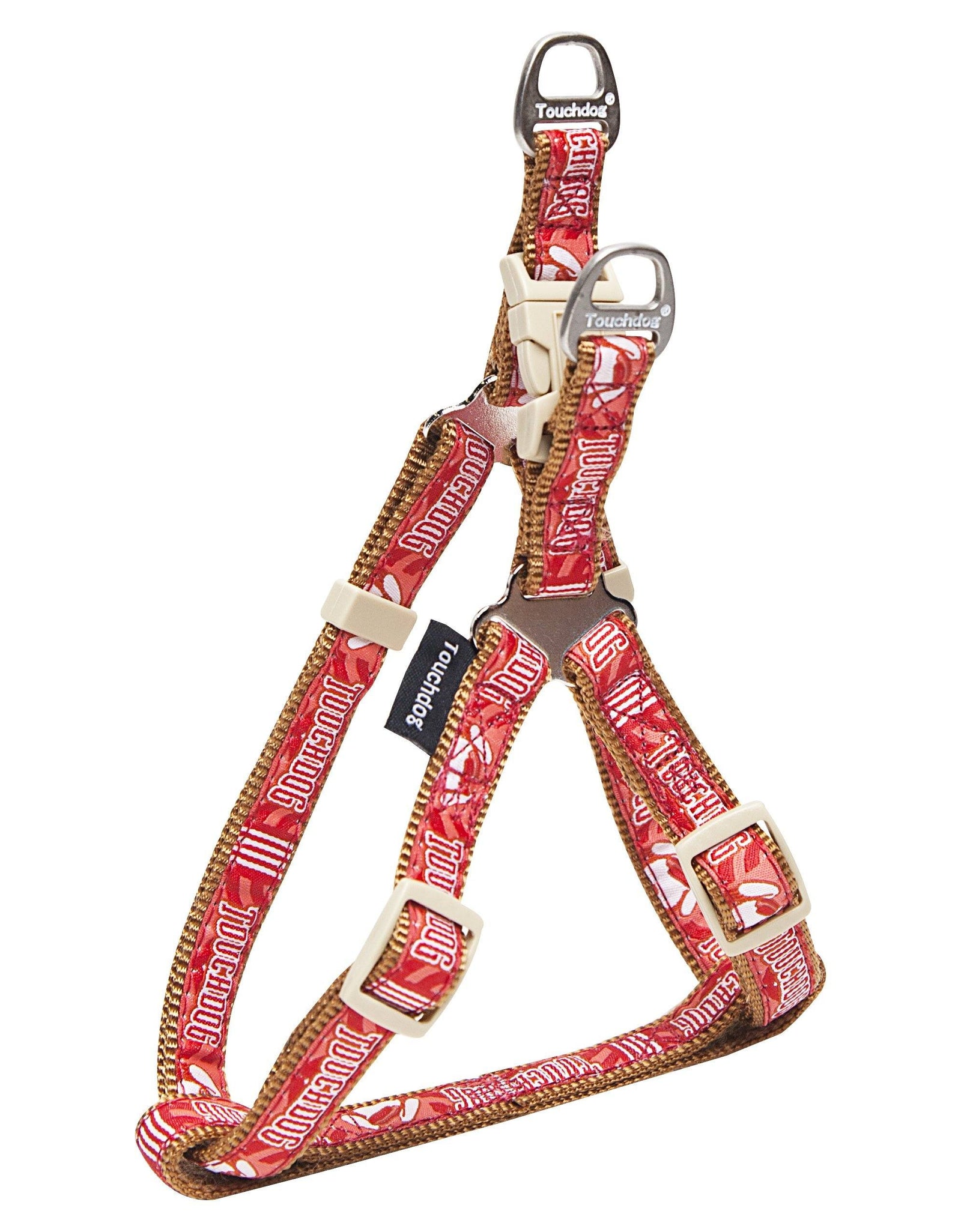 Touchdog 'Funny Bone' Tough Stitched Dog Harness and Leash