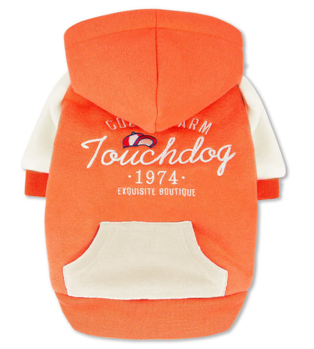 Touchdog 'Heritage' Soft-Cotton Fashion Dog Hoodie Sweater