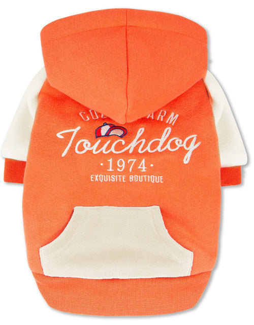 Load image into Gallery viewer, Touchdog 'Heritage' Soft-Cotton Fashion Dog Hoodie Sweater
