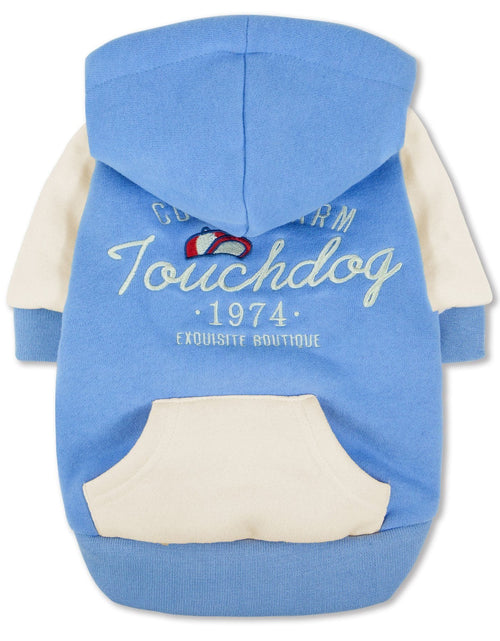 Load image into Gallery viewer, Touchdog 'Heritage' Soft-Cotton Fashion Dog Hoodie Sweater
