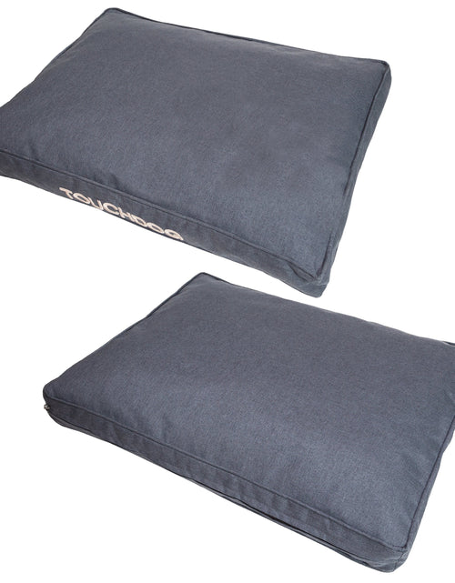 Load image into Gallery viewer, Touchdog 'Hushky' Water-Resistant Premium Raised Rectangular Dog Mat
