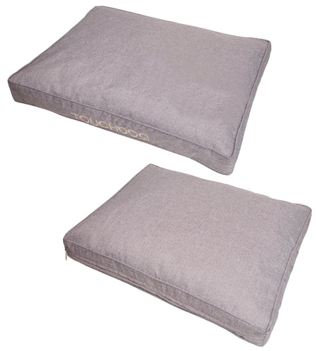 Touchdog 'Hushky' Water-Resistant Premium Raised Rectangular Dog Mat