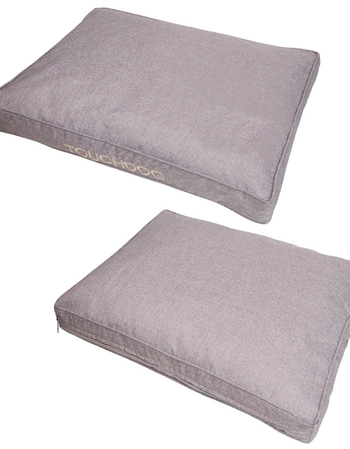 Load image into Gallery viewer, Touchdog 'Hushky' Water-Resistant Premium Raised Rectangular Dog Mat
