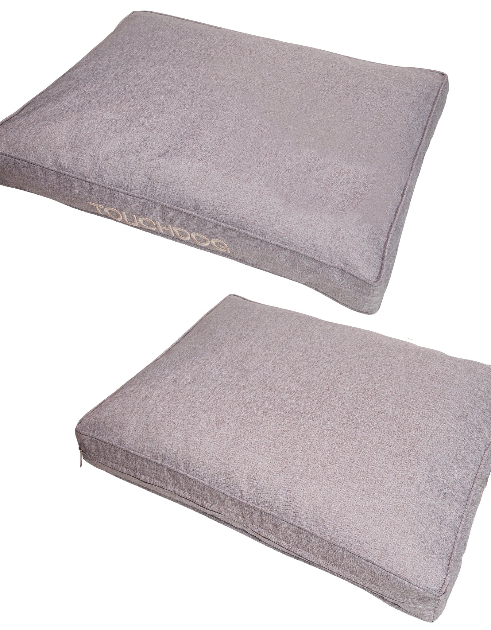 Touchdog 'Hushky' Water-Resistant Premium Raised Rectangular Dog Mat