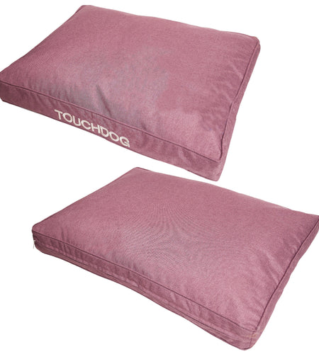 Touchdog 'Hushky' Water-Resistant Premium Raised Rectangular Dog Mat