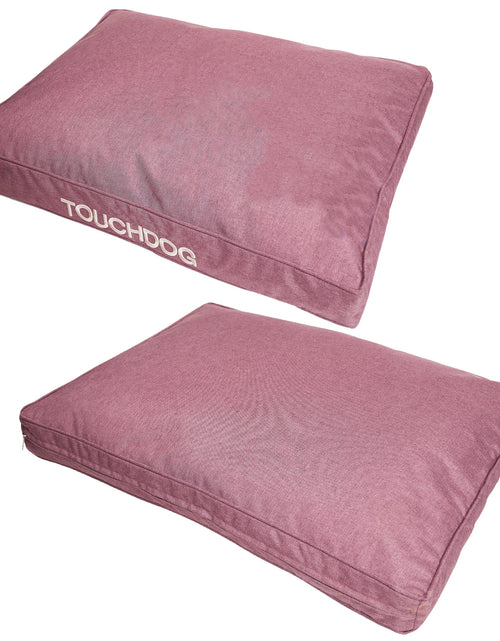 Load image into Gallery viewer, Touchdog 'Hushky' Water-Resistant Premium Raised Rectangular Dog Mat
