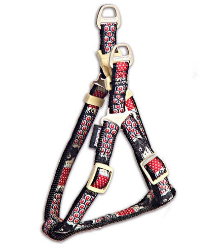 Touchdog 'Owl-Eyed' Tough Stitched Dog Harness and Leash