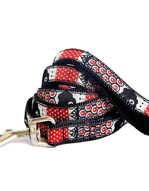 Load image into Gallery viewer, Touchdog 'Owl-Eyed' Tough Stitched Dog Harness and Leash
