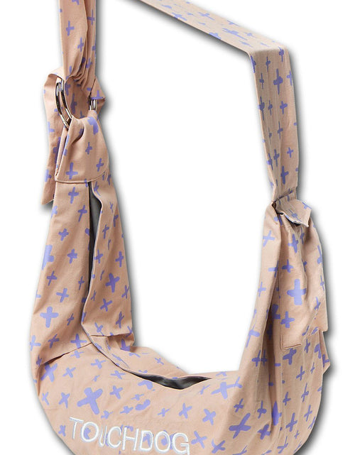 Load image into Gallery viewer, Touchdog 'Paw-Ease' Over-The-Shoulder Travel Sling Pet Carrier
