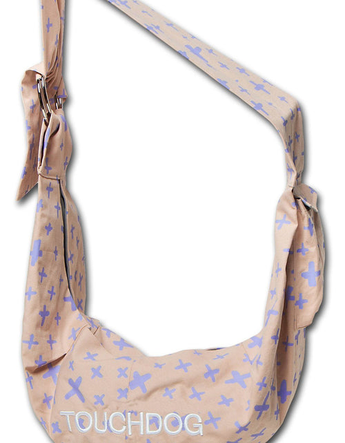 Load image into Gallery viewer, Touchdog 'Paw-Ease' Over-The-Shoulder Travel Sling Pet Carrier
