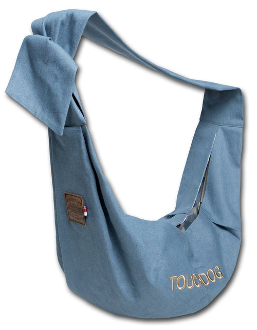 Load image into Gallery viewer, Touchdog 'Paw-Ease' Over-The-Shoulder Travel Sling Pet Carrier
