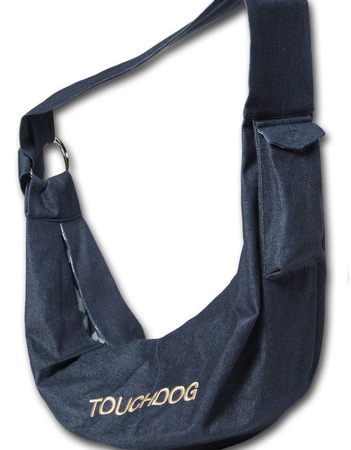 Load image into Gallery viewer, Touchdog 'Paw-Ease' Over-The-Shoulder Travel Sling Pet Carrier
