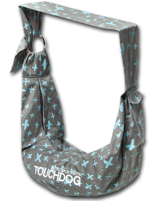 Load image into Gallery viewer, Touchdog 'Paw-Ease' Over-The-Shoulder Travel Sling Pet Carrier
