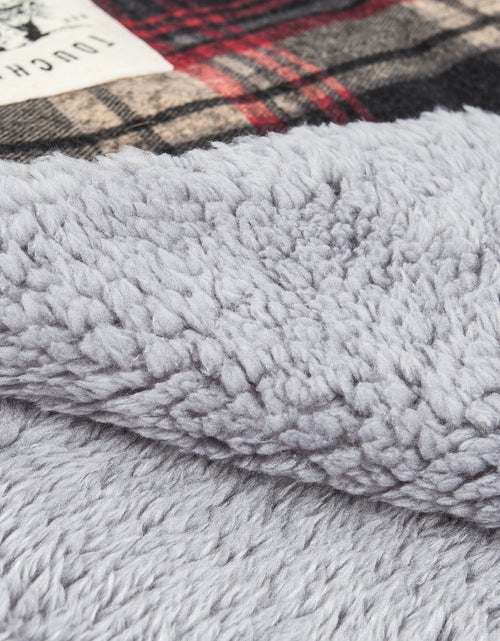 Load image into Gallery viewer, Touchdog ® 2-In-1 Tartan Plaid Dog Jacket and Matching Reversible Dog Mat
