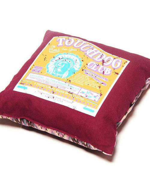 Load image into Gallery viewer, Touchdog ® '70's Vintage-Tribal' 2-in-1 Collapsible Squared Dog and Cat Bed
