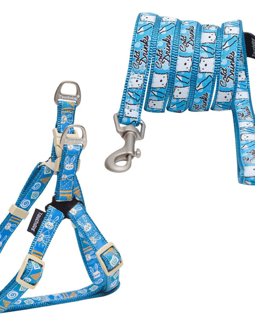 Load image into Gallery viewer, Touchdog ® 'Caliber' Embroidered Designer Fashion Pet Dog Leash and Harness Combination
