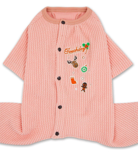 Touchdog ® 'Ciesta-Luxe' Full Body Thermal Dog Pajamas Jumpsuit