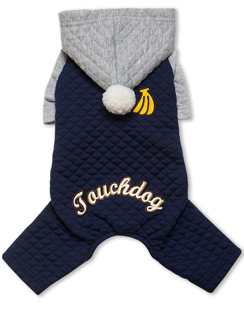 Load image into Gallery viewer, Touchdog ® Designer Quilted Full-Body Hooded Dog Sweater
