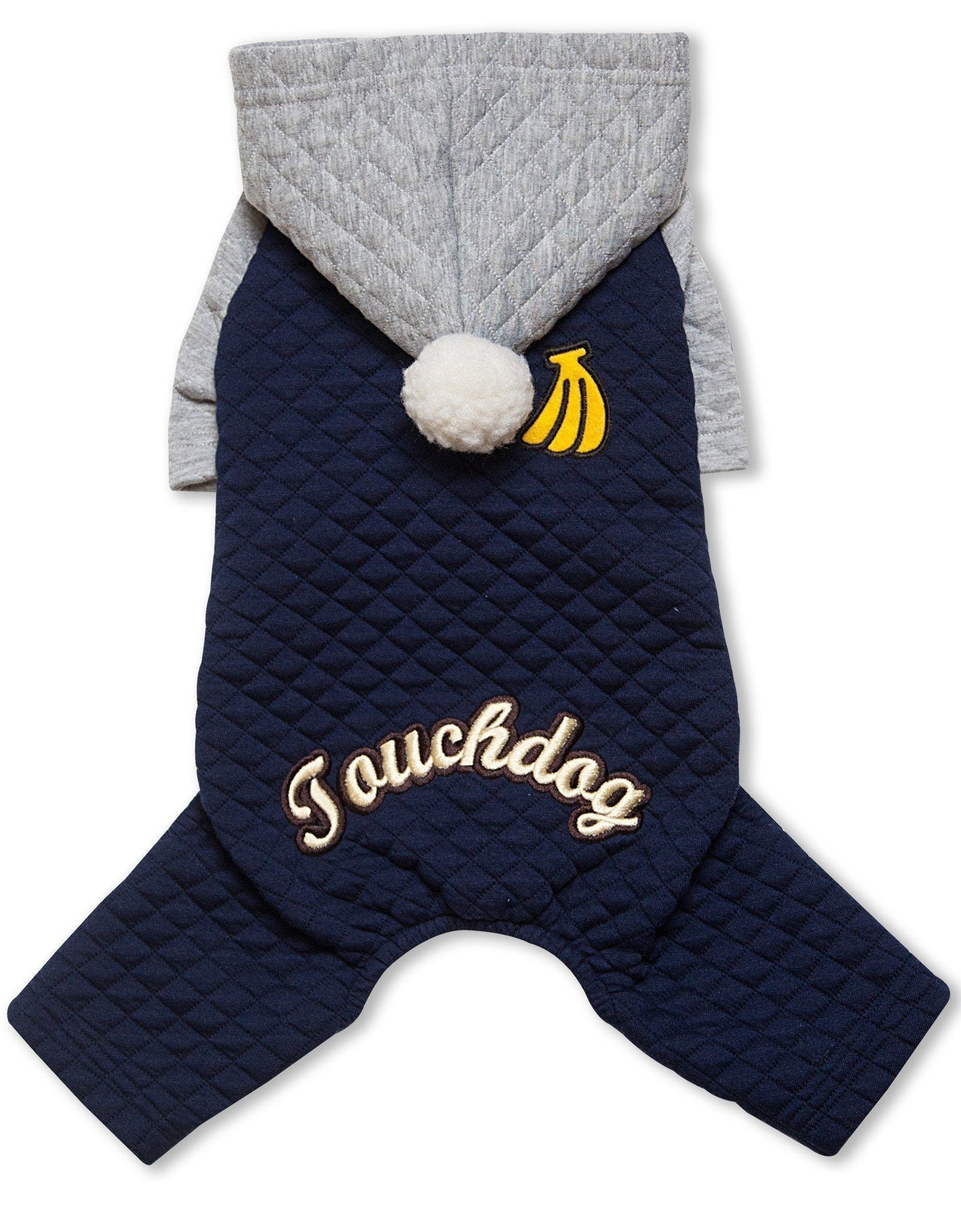 Touchdog ® Designer Quilted Full-Body Hooded Dog Sweater