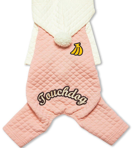 Touchdog ® Designer Quilted Full-Body Hooded Dog Sweater