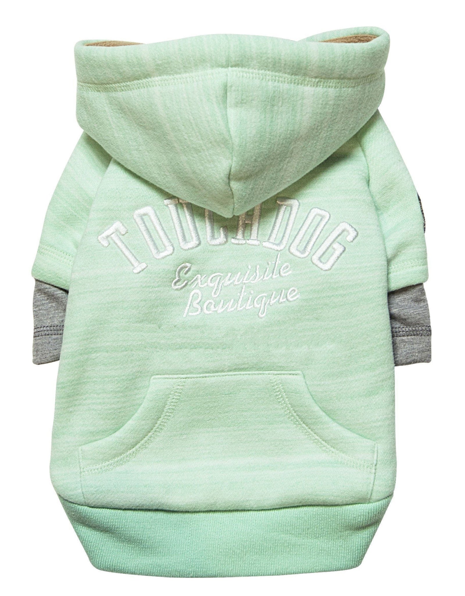 Touchdog ® Hampton Beach Ultra-Soft Blasted Cotton Hooded Dog Sweater