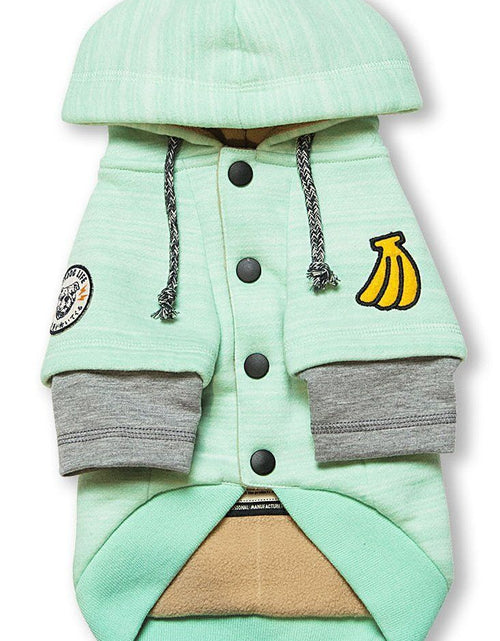 Load image into Gallery viewer, Touchdog ® Hampton Beach Ultra-Soft Blasted Cotton Hooded Dog Sweater
