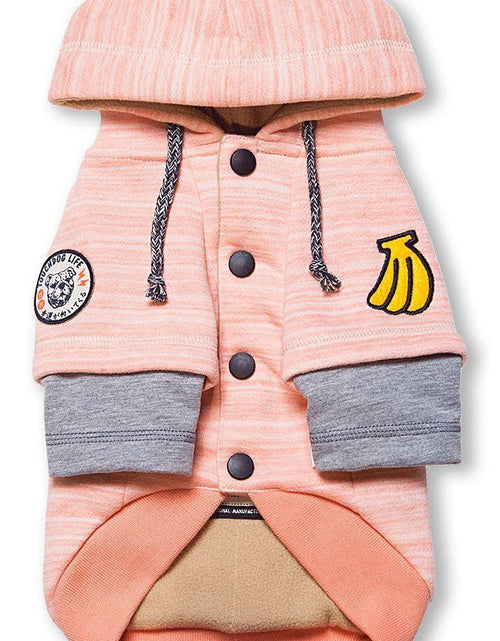 Load image into Gallery viewer, Touchdog ® Hampton Beach Ultra-Soft Blasted Cotton Hooded Dog Sweater
