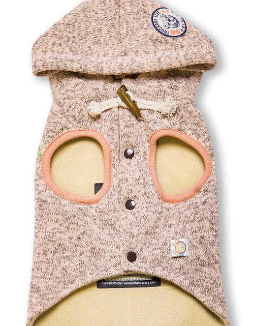Load image into Gallery viewer, Touchdog ® Hippie Embellished Sleeveless Pompom Hooded Fashion Dog Sweater
