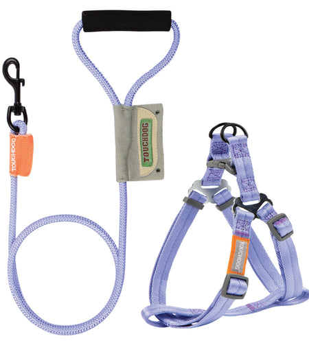 Touchdog ® 'Macaron' 2-in-1 Durable Nylon Dog Harness and Leash