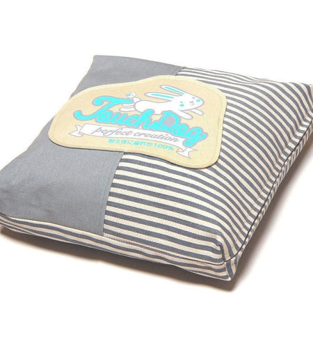 Touchdog ® 'Polka-Striped' Designer Premium Squared Dog Bed