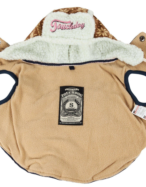 Load image into Gallery viewer, Touchdog ® 'Snowadayz' Pom Pom Hooded Fashion Dog Jacket
