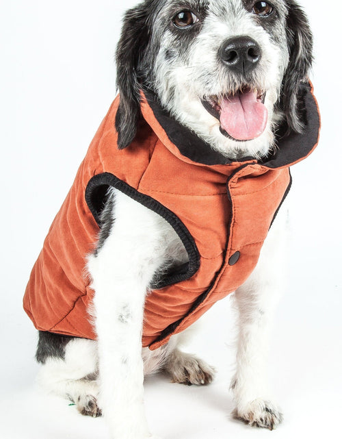 Load image into Gallery viewer, Touchdog ® Waggin Swag Ultra-Plush Insulated and Reversible Dog Coat

