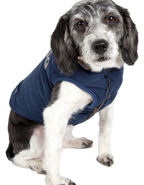 Load image into Gallery viewer, Touchdog ® Waggin Swag Ultra-Plush Insulated and Reversible Dog Coat
