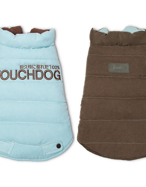 Load image into Gallery viewer, Touchdog ® Waggin Swag Ultra-Plush Insulated and Reversible Dog Coat
