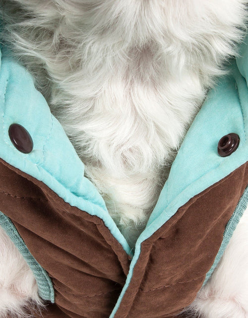Load image into Gallery viewer, Touchdog ® Waggin Swag Ultra-Plush Insulated and Reversible Dog Coat
