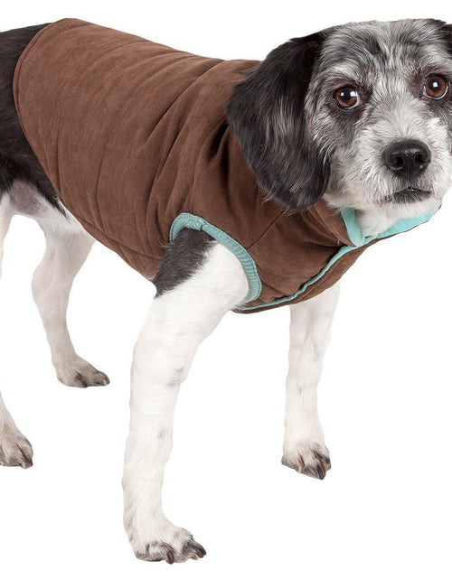 Load image into Gallery viewer, Touchdog ® Waggin Swag Ultra-Plush Insulated and Reversible Dog Coat
