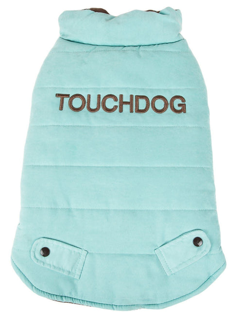 Load image into Gallery viewer, Touchdog ® Waggin Swag Ultra-Plush Insulated and Reversible Dog Coat
