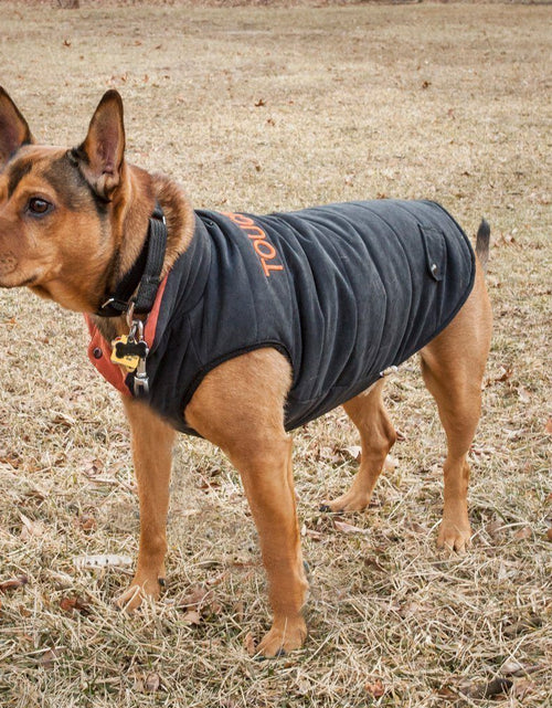 Load image into Gallery viewer, Touchdog ® Waggin Swag Ultra-Plush Insulated and Reversible Dog Coat
