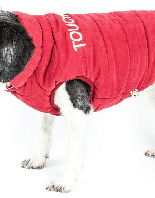 Load image into Gallery viewer, Touchdog ® Waggin Swag Ultra-Plush Insulated and Reversible Dog Coat
