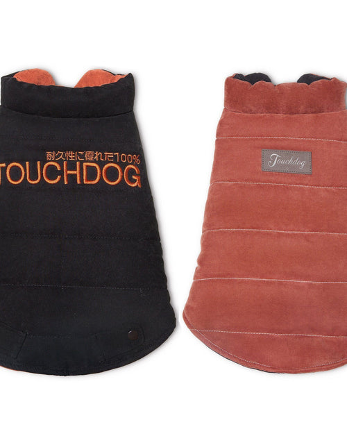 Load image into Gallery viewer, Touchdog ® Waggin Swag Ultra-Plush Insulated and Reversible Dog Coat
