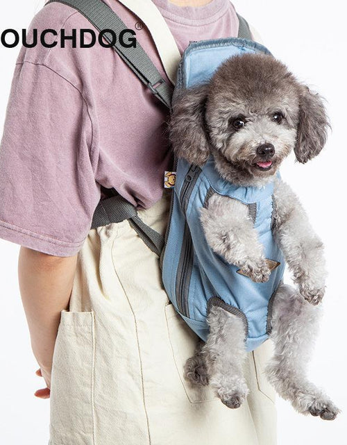 Load image into Gallery viewer, Touchdog ® 'Wiggle-Sack' Fashion Designer Front and Backpack Dog Carrier

