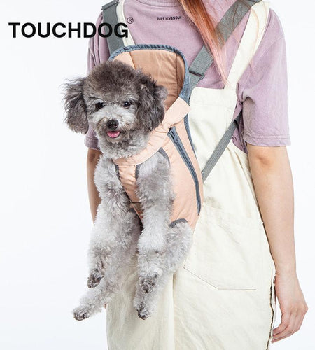 Touchdog ® 'Wiggle-Sack' Fashion Designer Front and Backpack Dog Carrier