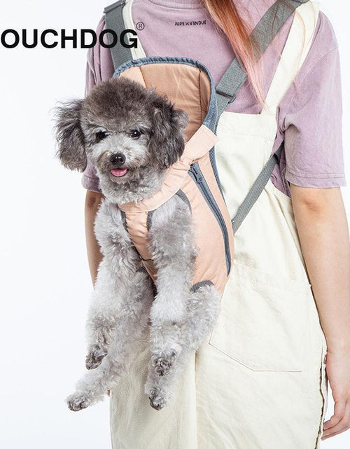 Load image into Gallery viewer, Touchdog ® 'Wiggle-Sack' Fashion Designer Front and Backpack Dog Carrier
