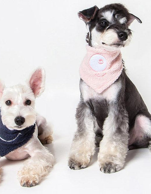 Load image into Gallery viewer, Touchdog ®'Dizzy-Eyed Cyclops' Cotton Hook-and-Loop Dog Bandana and Scarf
