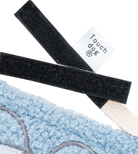 Touchdog ®'Dizzy-Eyed Cyclops' Cotton Hook-and-Loop Dog Bandana and Scarf
