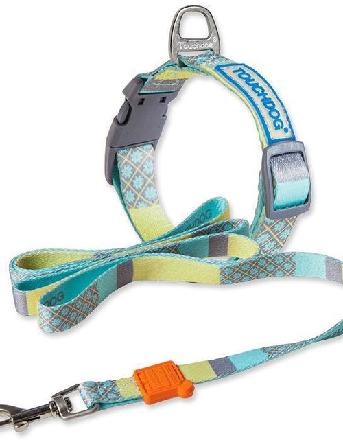 Load image into Gallery viewer, Touchdog ®'Trendzy' 2-in-1 Matching Fashion Designer Printed Dog Leash and Collar

